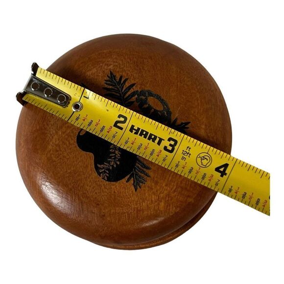 Kamani Wood Bowl Wooden Trinket Dish Boho Rustic Guitar Music Gift Jewelry Mini - Picture 5 of 7